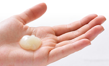 バームクリーム 手