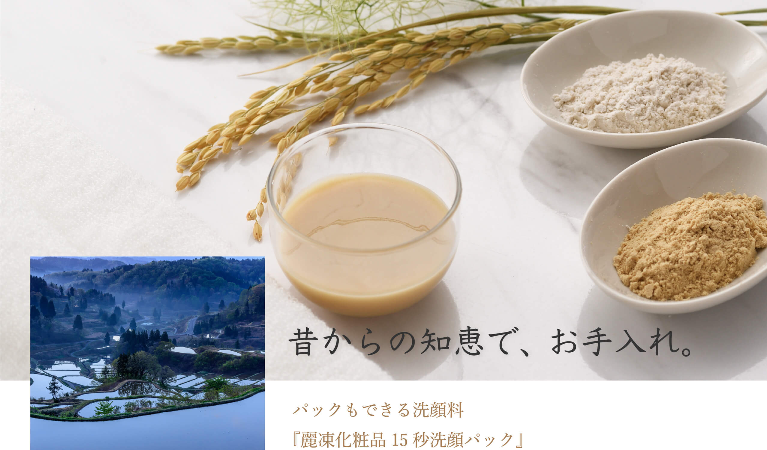 パックもできる洗顔料 麗凍化粧品15秒洗顔パック